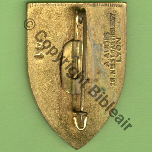 A0720 1951.54 ERC.3.561 1eDRILLE EEC.3.10 & 3.17 A0720NH  A.AUGIS ST.BARTH LYON 3Lig relief Bol fenetre allonge Dos strie No41 1940+ Src.Y.GENTY 73Eur(x2) 